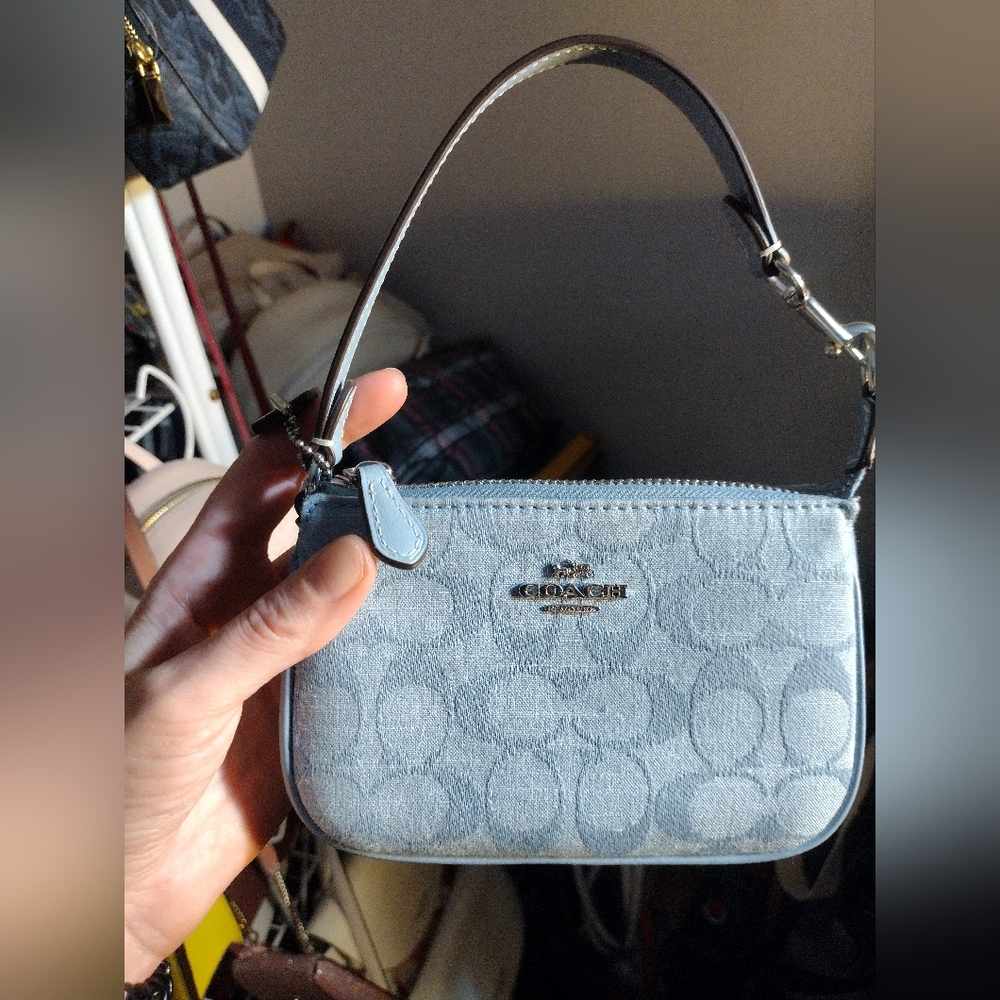 Coach Nolita 15 In Signature Chambray Mini Bag